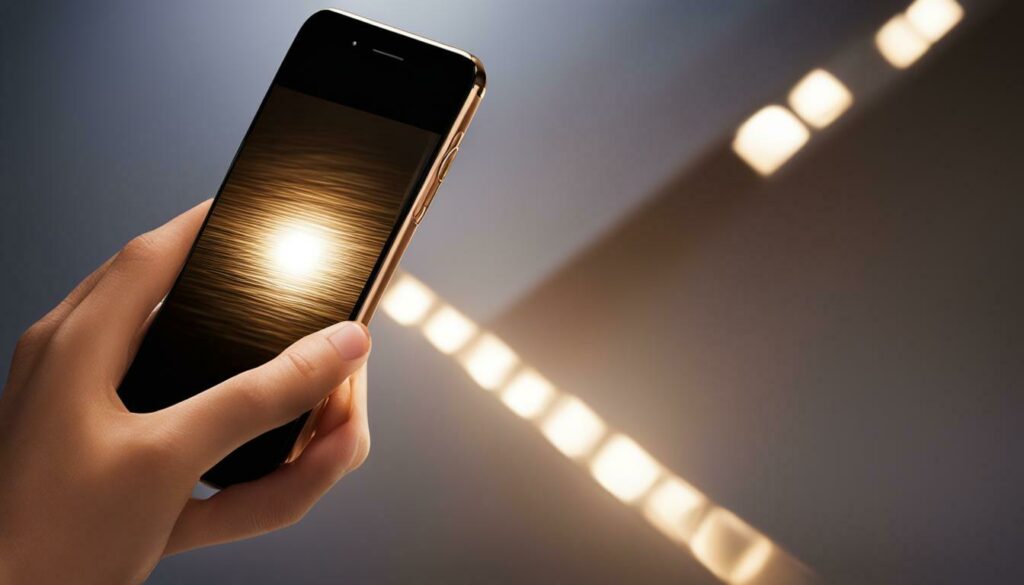 aro de luz para iPhone