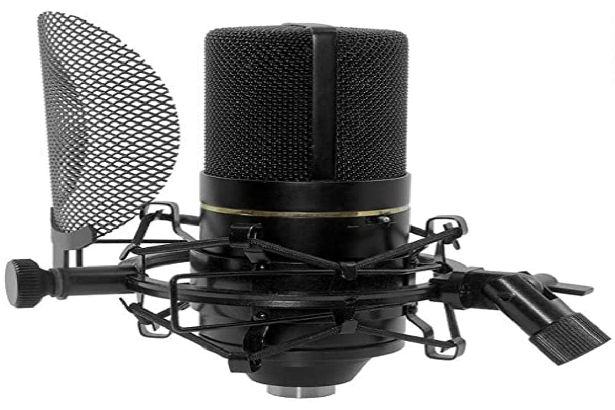 adquiere tu microfono condensador profesional calidad superior - Aros de Luz