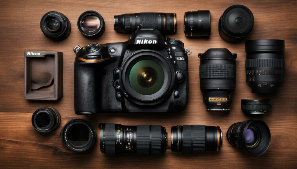 equipo fotográfico Nikon
