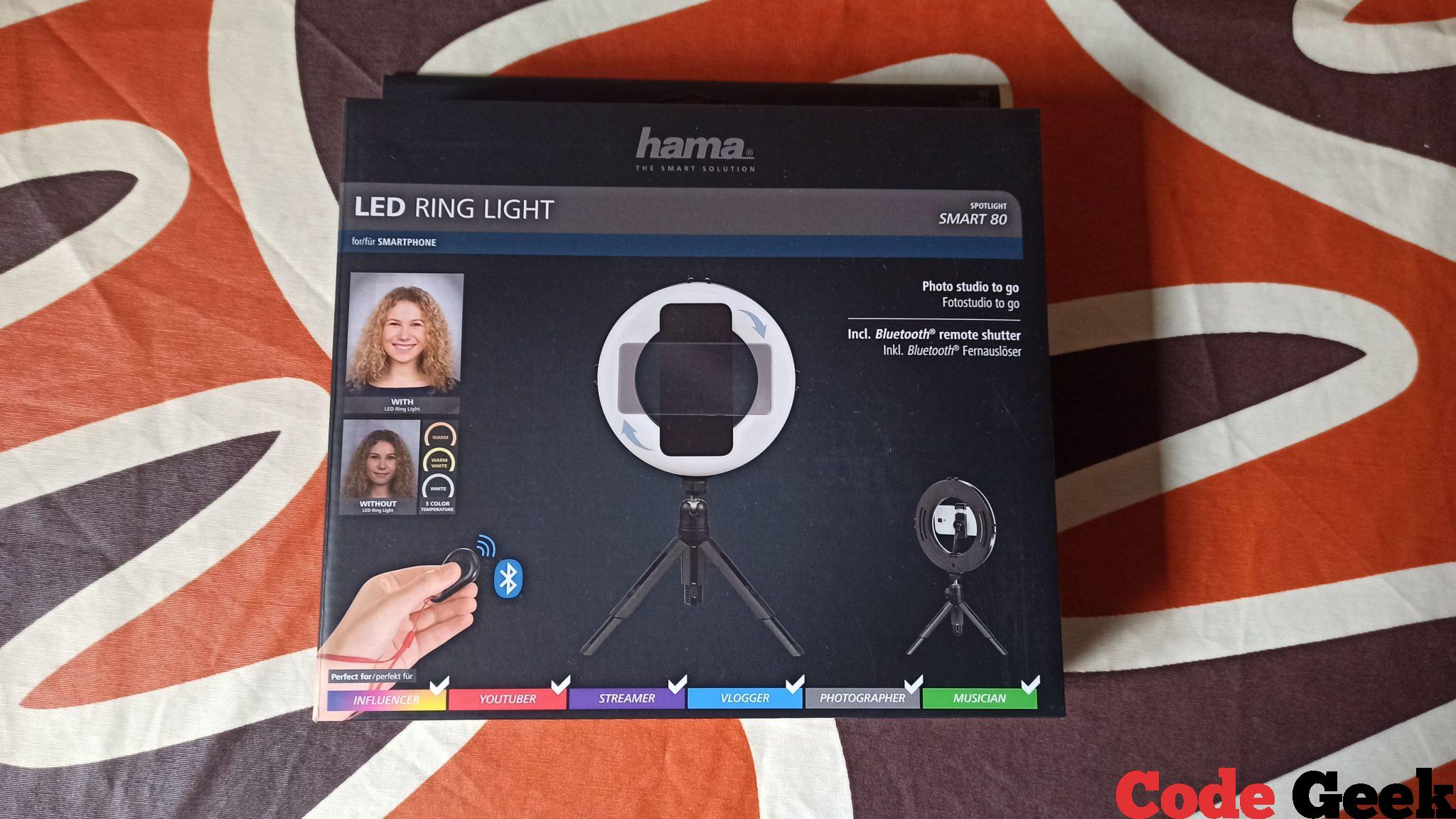 review del hama led ring light para tus imagenes - Aros de Luz